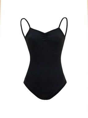 PRIMARK BEACH CINCHED FRONT ONE PIECE SWIMSUIT -  BLACK SIZE XL (NEW WITH TAGS)